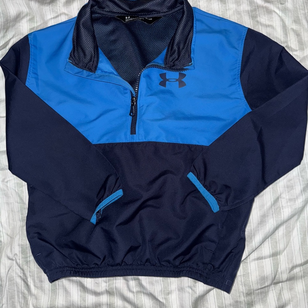 Under Armour Navy and Blue Athletic Jacket